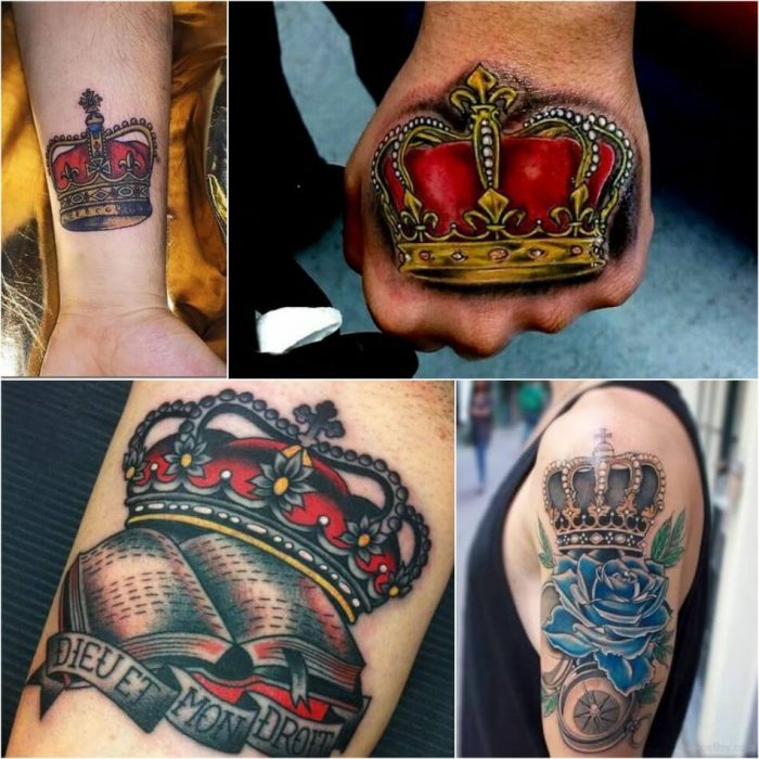 тату корона - мужские тату корона - тату корона для мужчин - татуировка корона эскиз мужские 